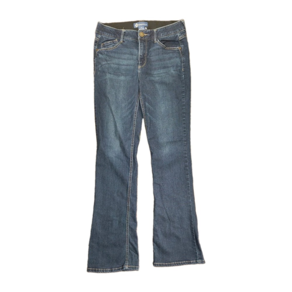 Democracy Jeans Womens 8 Blue Ab Solution Bootcut Flare Stretch 31×33